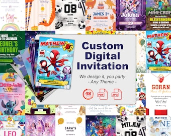 Custom Digital Party Invitation | Professional "Done-For-You" Service