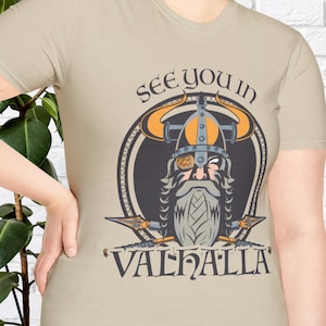 See You In Valhalla Shirt, Norse Spirituality T-Shirt, Odin Gift, Softstyle Tee, Witchy Norse Shirt, Unisex Norse Shirt