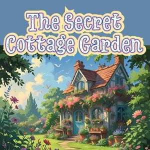 The Secret Cottage Garden | 3 Page Cottagecore Coloring Sampler | Adult Printable Coloring Pages