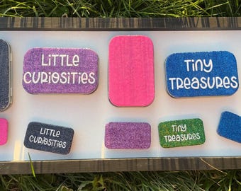 Caja de baratijas Tiny Treasures / Lata de almacenamiento Little Curiosities / Bonita caja de joyería / Mini organizador / Caja de recuerdos estética / Idea de regalo