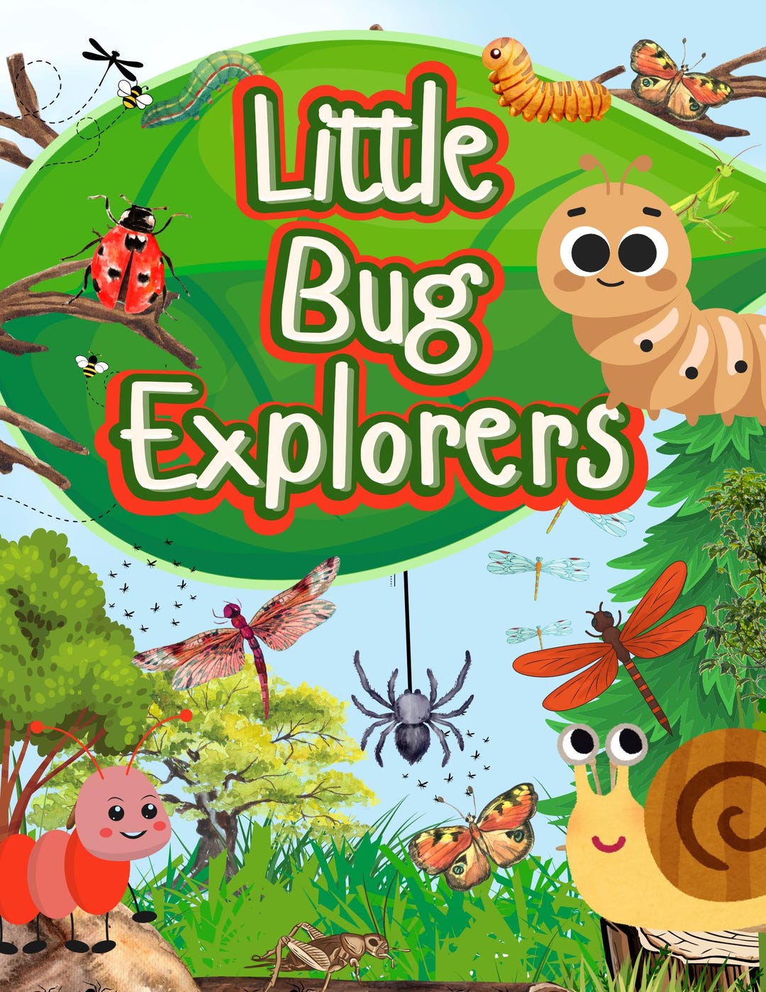 Little Bug Explorers – 3 Coloring Pages – Digital Download for Kids - Etsy