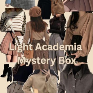 Classic Academia Curated Box of Mystery Women&#39;s Clothing & Accessories