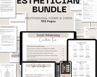 Esthetician mega bundle - Intake Forms and more