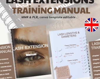 Lash extension training Manual | MRR & PLR