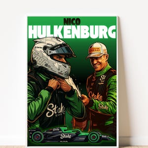 Nico Hülkenberg Silverstone Podium Poster: Limited Edition F1 Wall Art