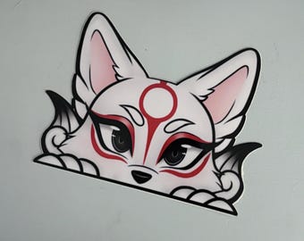 Okami Amaterasu Peeker Sticker