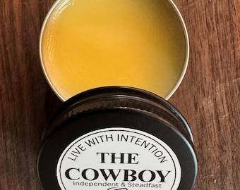 Solid Cologne for Men – The Cowboy | Rugged Leather & Oakmoss | Contemporary Alchemy