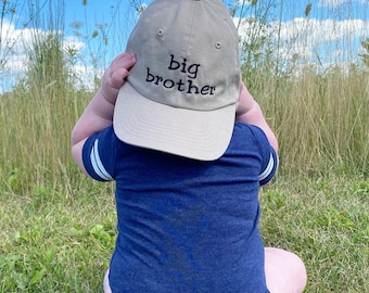 Gorras de béisbol de Hermano Mayor, Gorra de Hermana Mayor, Gorra clásica de papá, Gorra juvenil, Gorra de verano, Gorras personalizadas para niños y adultos