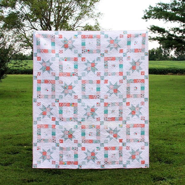 Windows to the Garden PAPER Quilt Pattern