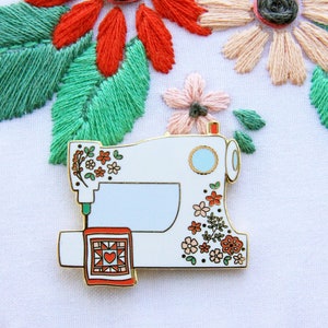 Floral Sewing Machine - Magnetic Embroidery Needle Minder