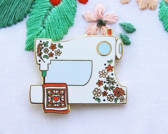 Floral Sewing Machine - Magnetic Embroidery Needle Minder