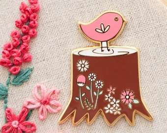 Woodland Birdie Needle Minder