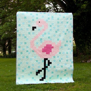 Fabulous Flamingo Quilt PDF Pattern