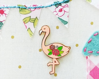 Flossie the Flamingo - Magnetic Embroidery Needle Minder