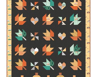 Fall in Love Quilt Paper Pattern