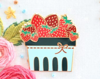 Strawberry Basket Magnetic Needle Minder