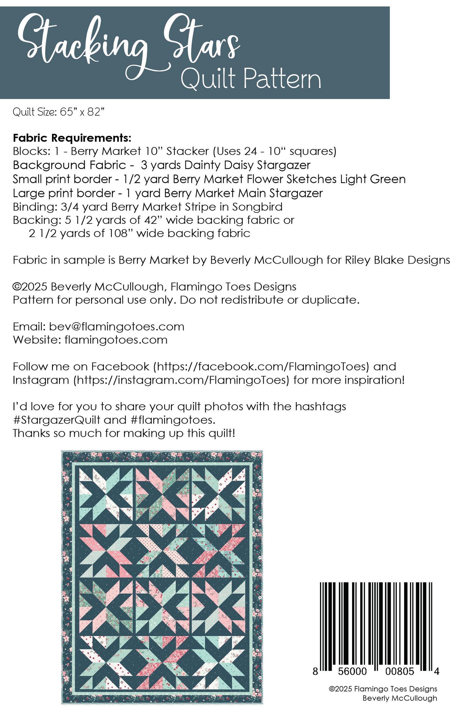 Stacking Stars PDF Download Quilt Pattern - Etsy Canada