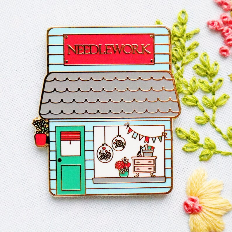 Needlework Shop Main Street Magnetic Needle Minder image 4