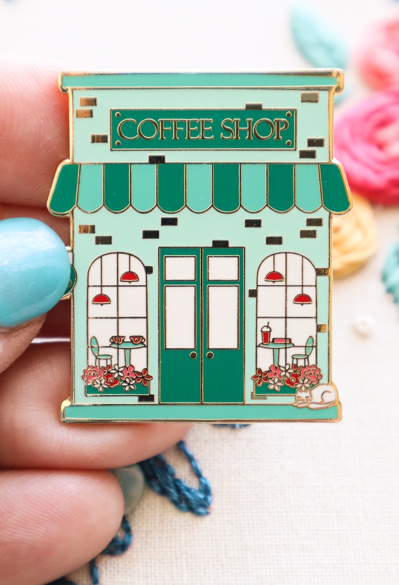 Coffee Shop Main Street Needle Minder image 2
