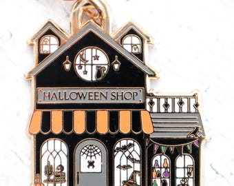 Halloween Shop Enamel Charm