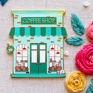 Coffee Shop Main Street Needle Minder image 4