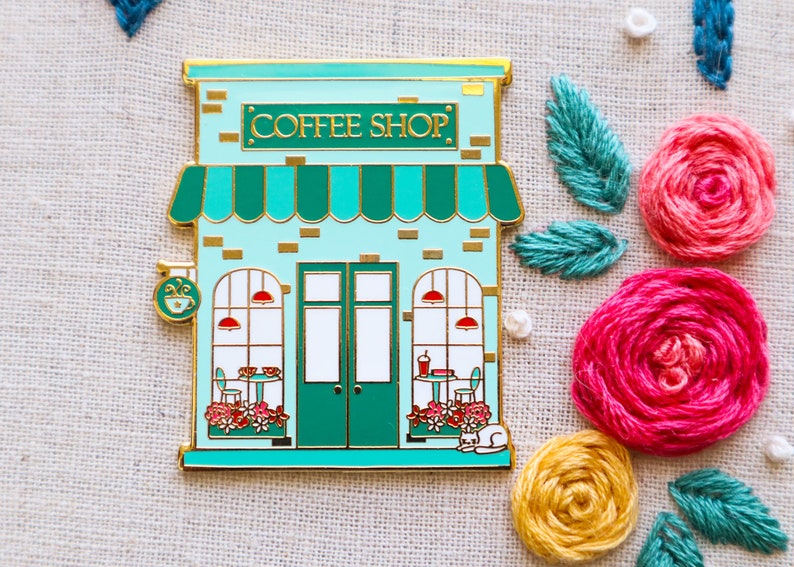 Coffee Shop Main Street Needle Minder image 4