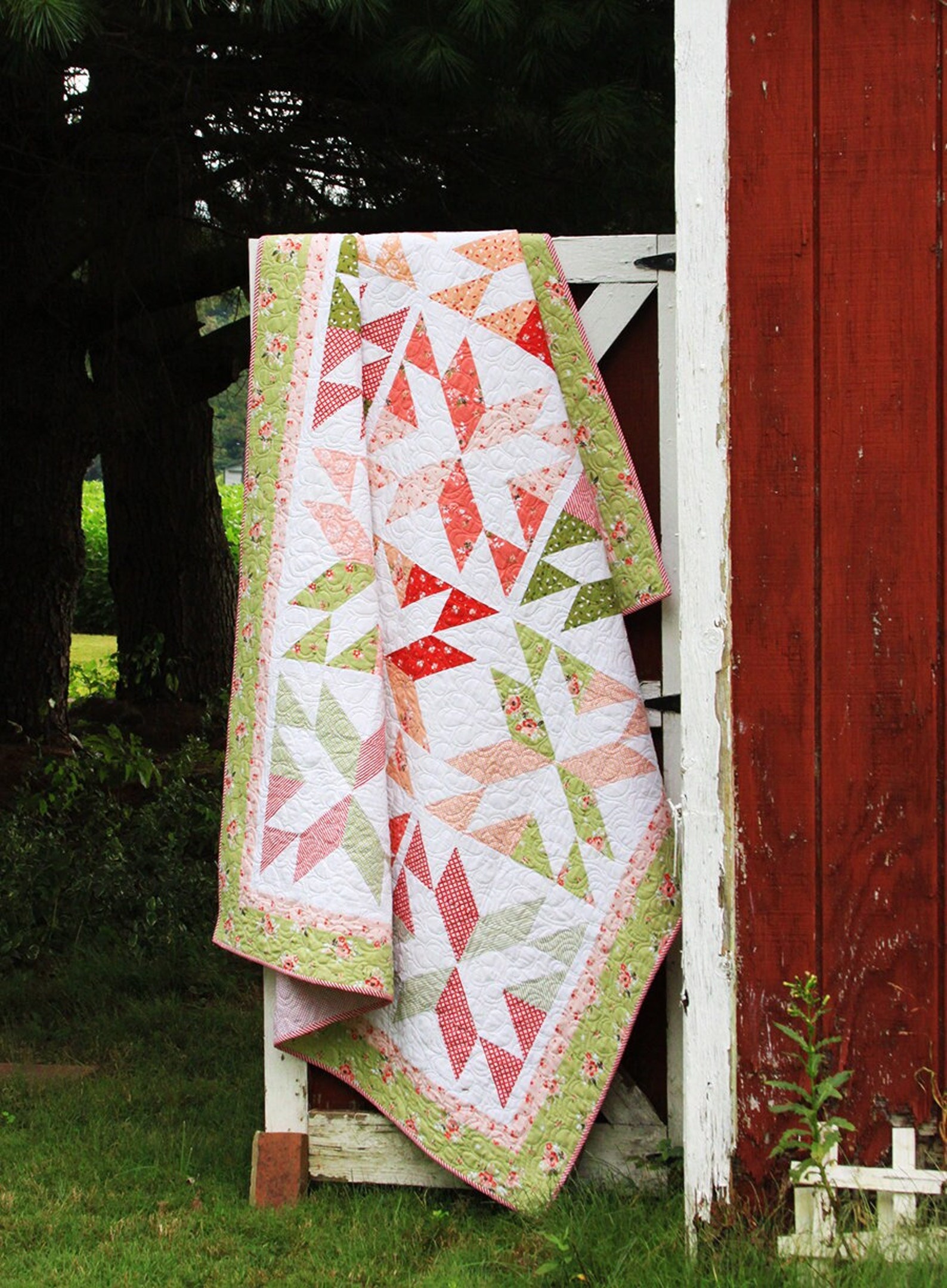 Stacking Stars Pattern Stacking Stars PAPER Quilt Pattern - Etsy