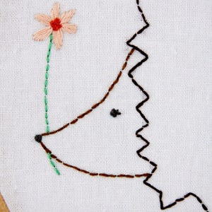Harriet the Floral Hedgie Embroidery Pattern image 3
