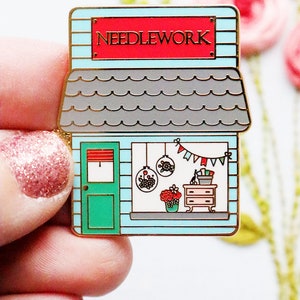 Needlework Shop Main Street Magnetic Needle Minder image 2