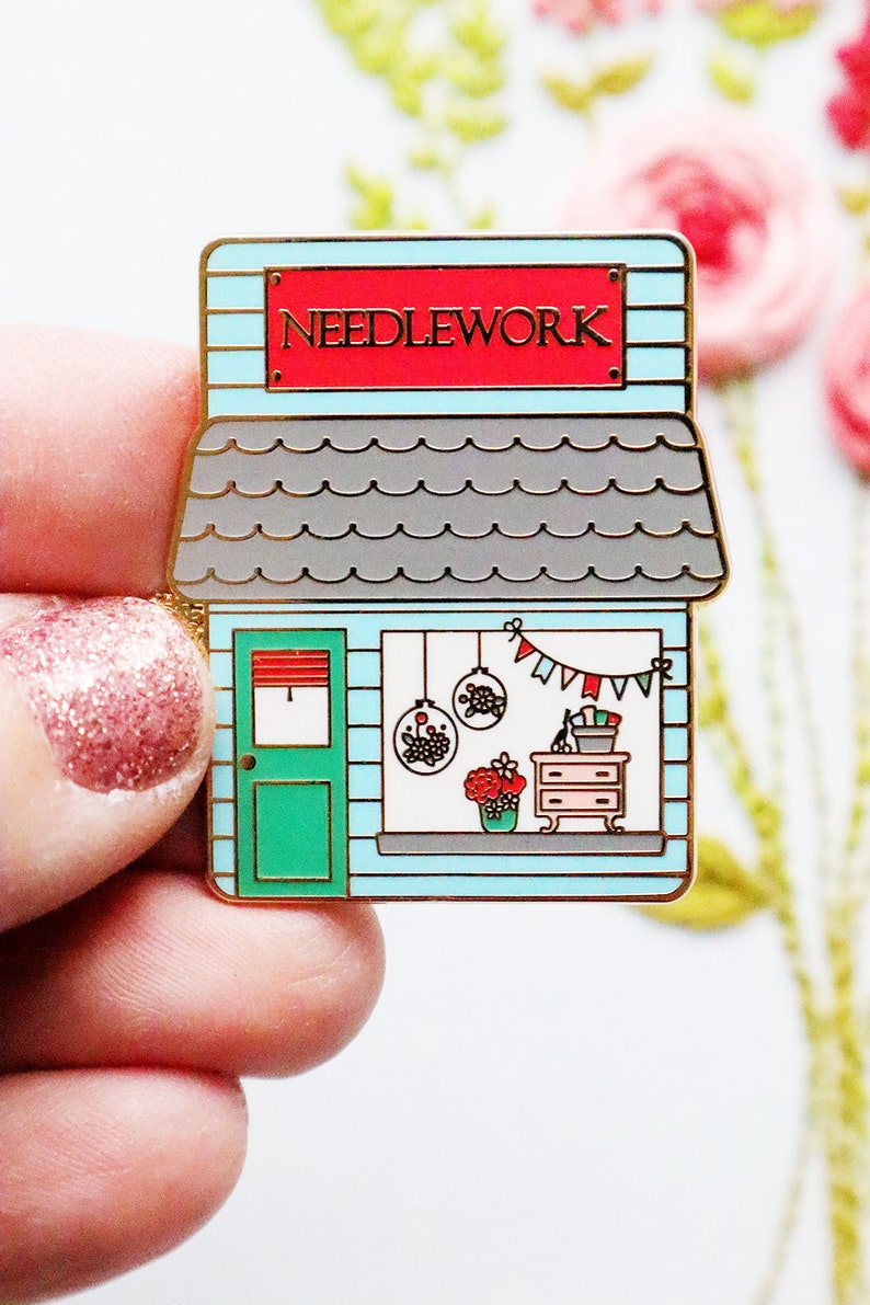 Needlework Shop Main Street Magnetic Needle Minder image 2