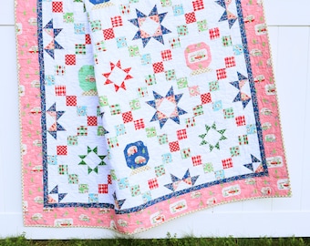 Starry Snow Globe PAPER Quilt Pattern