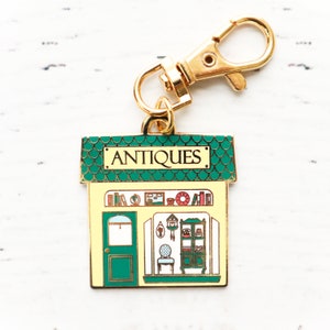 Antique Shop Enamel Charm