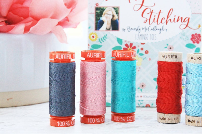 Vintage Stitching Aurifil Thread and Floss Collection zdjęcie 6