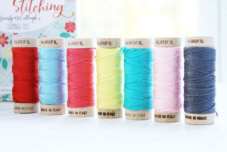 Vintage Stitching Aurifil Thread and Floss Collection zdjęcie 5