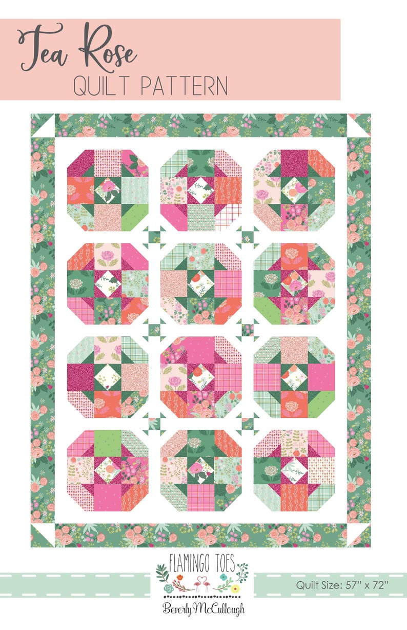 Tea Rose PDF Quilt Pattern image 7