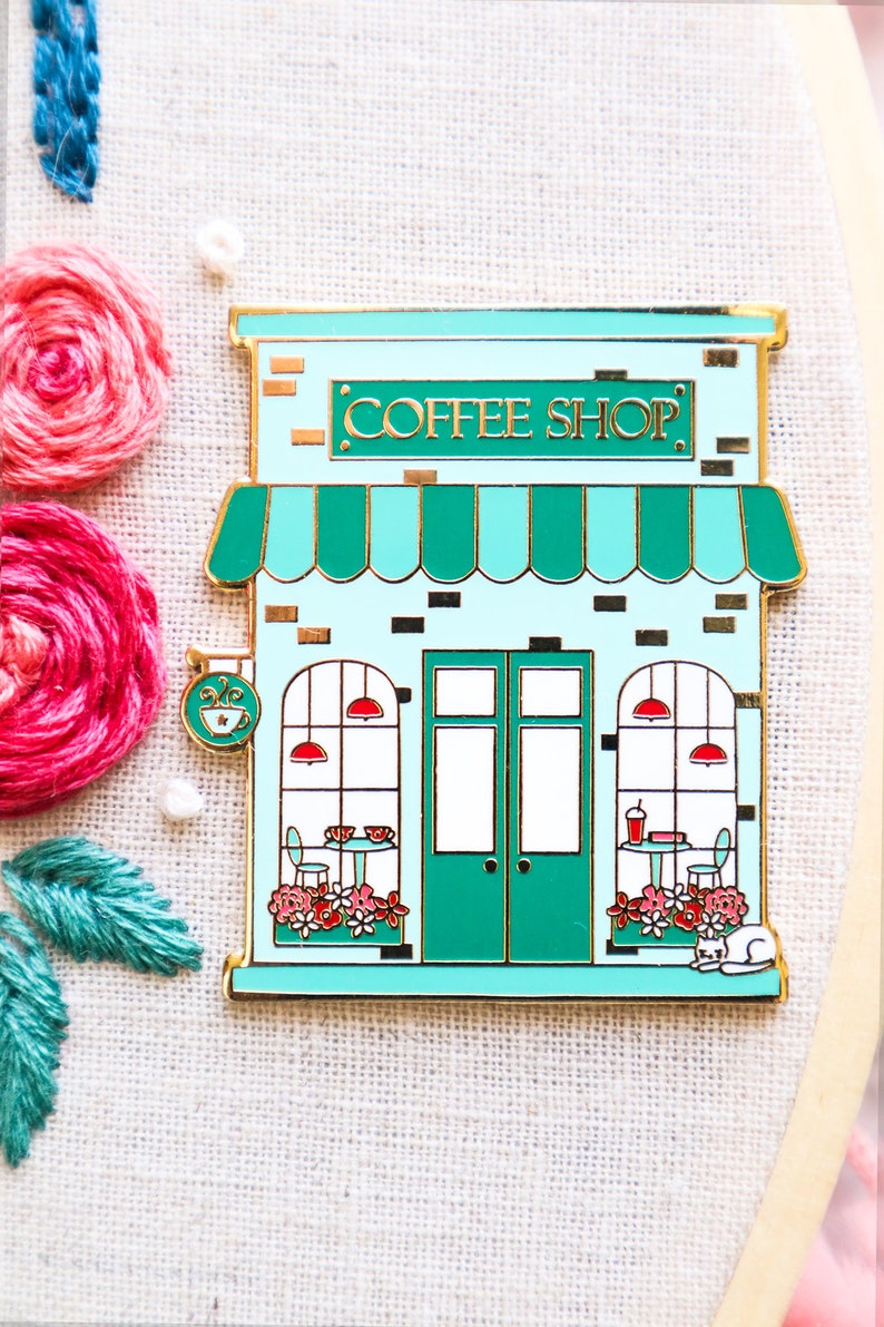 Coffee Shop Main Street Needle Minder image 3