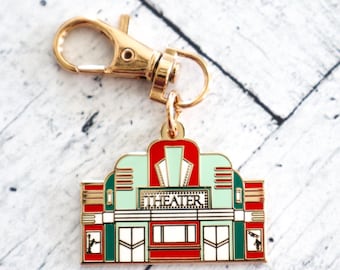 Theater Enamel Charm