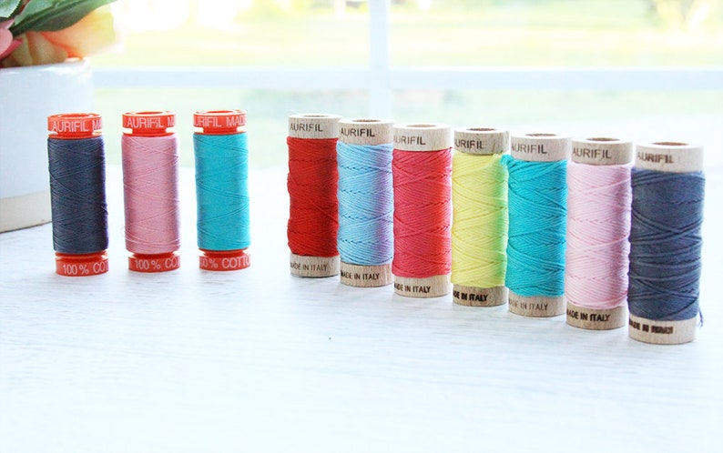 Vintage Stitching Aurifil Thread and Floss Collection zdjęcie 3