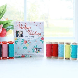 Vintage Stitching Aurifil Thread and Floss Collection zdjęcie 1