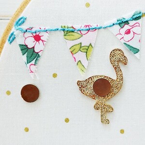 Flossie the Flamingo Magnetic Embroidery Needle Minder image 6