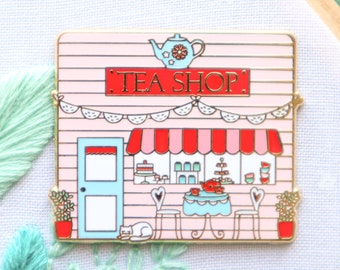 Tea Shop Main Street Magnetic Needle Minder