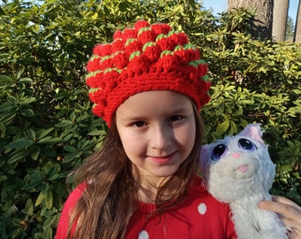 Strawberry Hat Pop It Hat Crochet Hat