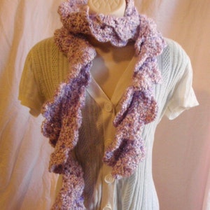Kudo Scarf in Baby Pink and Purple image 1