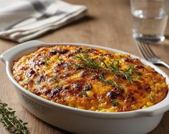 EASY RECIPE For Homemade Corn Casserole Recipe (Digital Download)