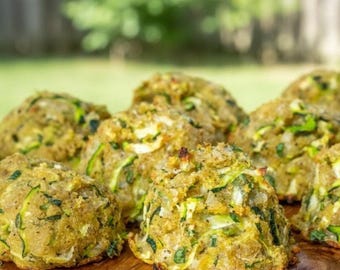 Best Recipe For Zucchini Garlic Bites, Easy to follow , Printable Recipe PDF, Homemade bakeing Download