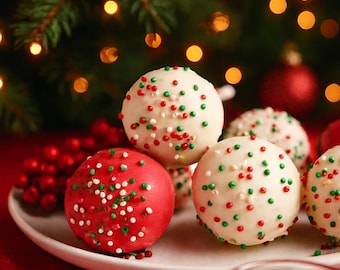 Einfache Weihnachts Cake Pops Rezept (für die Feiertage) pdf Datei sofort-Download