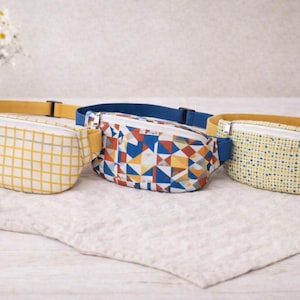 Heuptasje met 2 ritsen naaien: heuptas voor beginners (pdf, stap voor stap)