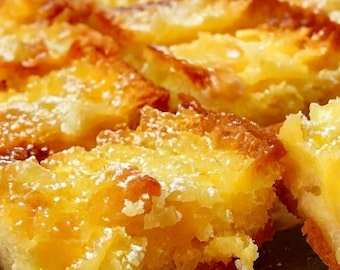 Pineapple Bliss Bars Recipe PDF | Tropical Dessert Recipe Printable