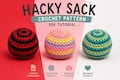 Hacky Sack Crochet Pattern PDF | Easy Footbag Crochet Tutorial | Beginner Crochet Ball Pattern | Digital Download DIY Gift