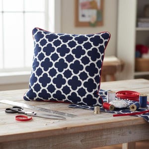 Piping Pillow Sewing Tutorial: DIY Cushion Pattern (PDF Download)